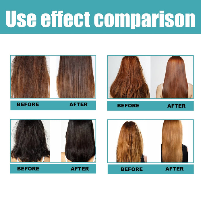 Keratin Hair Straightening Cream Professional Treatment - Protein Correction Cream Faster Smoothing for Any Types of Hair - Gear Elevation